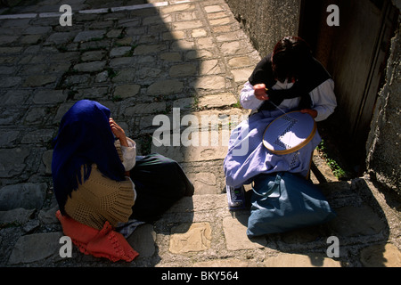 Arbëreshë minoranza etnica, San Paolo Albanese, Basilicata, Italia Foto Stock