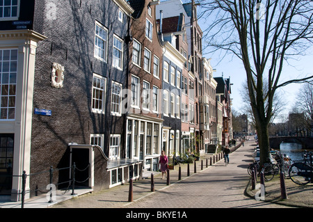 Amsterdam Paesi Bassi Reguliersgracht Canal House Foto Stock