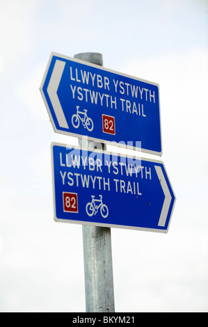 Ystwyth Trail, vicino Tregaron Galles Ceredigion REGNO UNITO Foto Stock