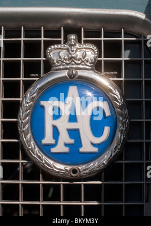 Badge RAC in auto Foto Stock