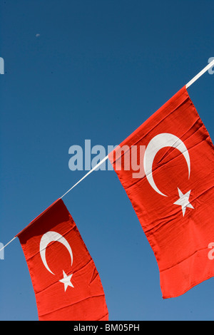 Bandiera turca, Turchia Foto Stock