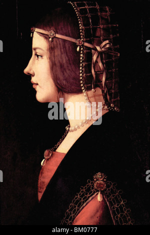 Ritratto di Beatrice d Este Foto stock Alamy