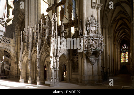 La Cattedrale gotica di San Stephanus e San Sisto, Halberstadt, Harz, Sassonia-Anhalt, Germania, Europa Foto Stock