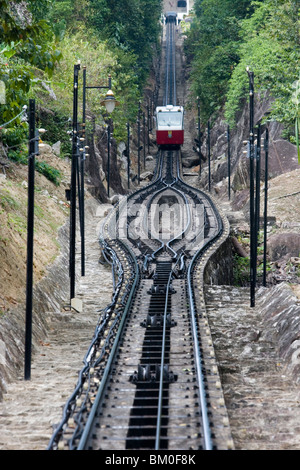 Penang Funicolare, sulla collina Penang, George Town, Penang, Malaysia, Asia Foto Stock