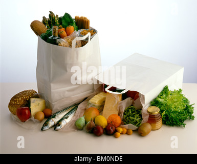 Negozi di generi alimentari sani Foto Stock