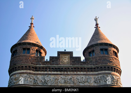 Soldati e marinai arco del memoriale di Hartford, Connecticut, Stati Uniti d'America Foto Stock