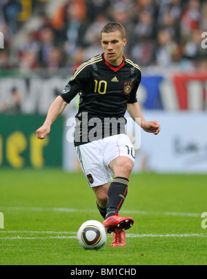 Squadra Nazionale di calcio tedesca player Lukas Podolski Foto Stock