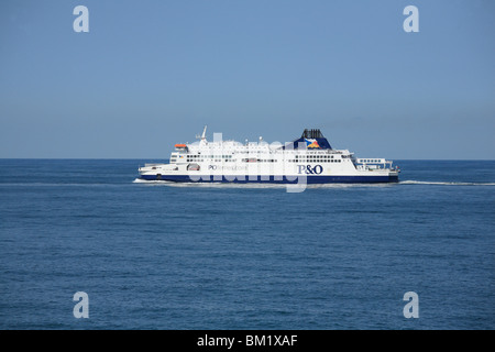 P&O Ferries, Pride of Kent, barca a vela da Dover a Calais. Foto Stock