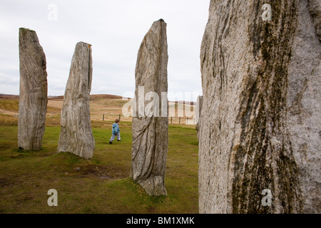 Callanish pietre. Foto Stock