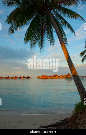 Sipadan Water Village a Pulau Mabul, Malaysia Foto Stock