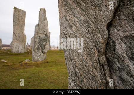 Calanais pietre. Foto Stock