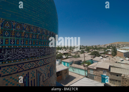 Moschea con decorazione, Istarvashan, in Tagikistan, in Asia centrale Foto Stock