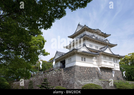 Il castello di Odawara, un clan Hojo roccaforte fino al distrutto e poi ricostruito negli anni sessanta, Giappone Foto Stock