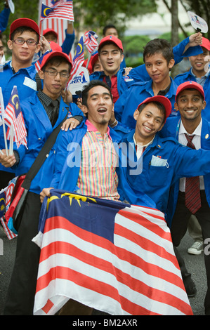 Celebrazioni del giorno dell'indipendenza, Kuala Lumpur, Malesia, sud-est asiatico Foto Stock