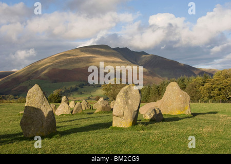 St. Johns della Vale e la gamma Helvellyn Near Keswick, Parco Nazionale del Distretto dei Laghi, REGNO UNITO Foto Stock