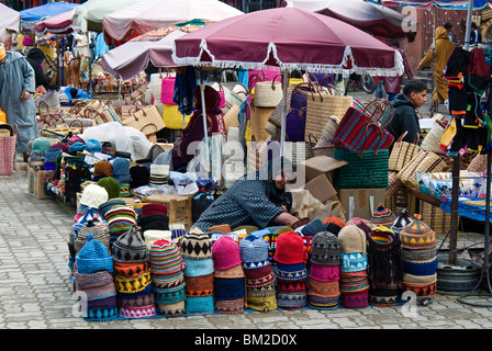 Il souk di Marrakech (Marrakech), Marocco Foto Stock