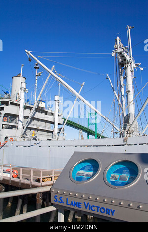 S.S. Vittoria corsia Memorial Museum di San Pedro, Los Angeles, California, Stati Uniti d'America Foto Stock