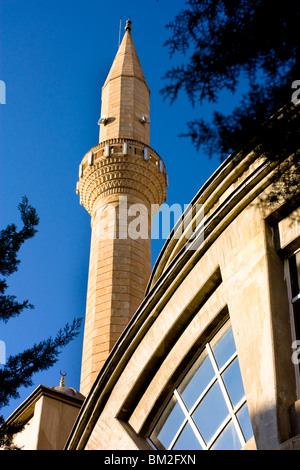 Vista di una moschea in Alanya, Turchia. Foto Stock