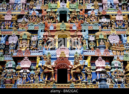 Tempio di Srirangam, Trichy, Tamil Nadu, India Foto Stock