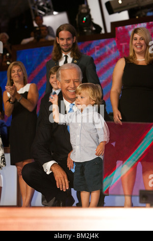 Joe Biden e nipote Foto Stock