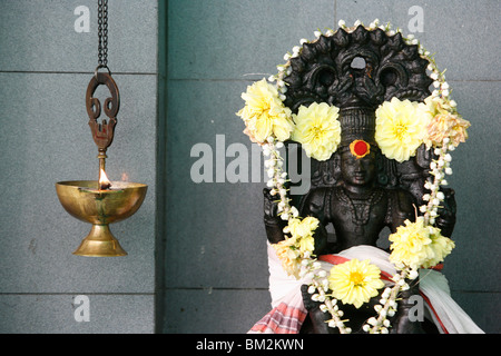 Thechinamoorthy, Maha Sri Mariamman temple, Penang, Malaysia, sud-est asiatico Foto Stock