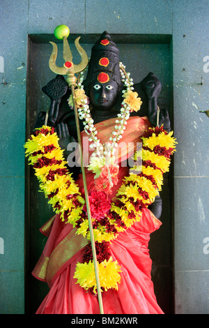 Durga, Maha Sri Mariamman temple, Penang, Malaysia, sud-est asiatico Foto Stock