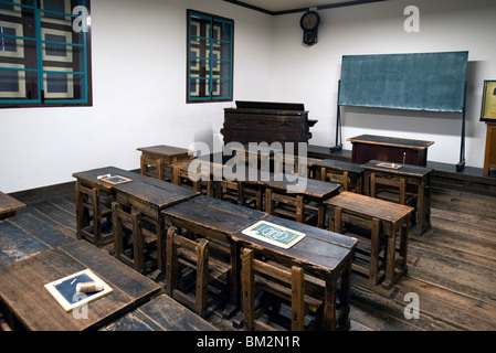 Ex Taisha Periodo Scuola Kaichi, elencato come un cittadino importante proprietà culturale, a Matsumoto, Giappone Foto Stock