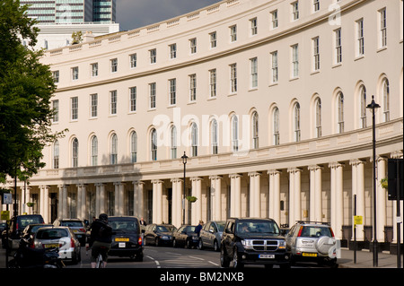 Architettura su Park Crescent, W1, London, Regno Unito Foto Stock