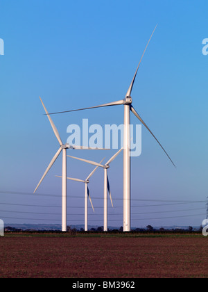 Fattoria Cheyne per centrali eoliche Romney Marsh Kent Foto Stock