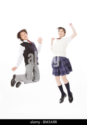 Junior studente di scuola superiore Foto Stock