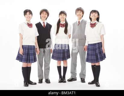 Junior studente di scuola superiore Foto Stock