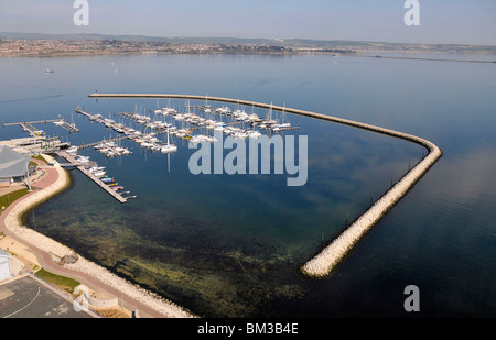 Marina a Weymouth e Portland National Sailing Academy, Dorset, Regno Unito Foto Stock