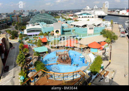 Tampa Bay Florida Aquarium Downtown Foto Stock