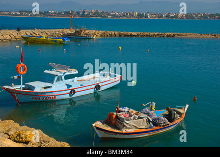 Porto di lato costa Mediterranea regione dell'Anatolia in Turchia Asia Foto Stock