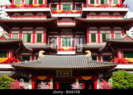 Dente del Buddha reliquia del tempio e museo, Chinatown, Singapore Foto Stock