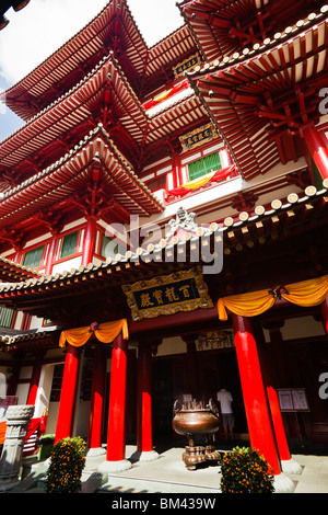 Dente del Buddha reliquia del tempio e museo, Chinatown, Singapore Foto Stock