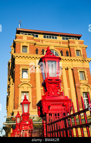 Lo storico Edificio Traghetto sul Quay Street. Auckland, Isola del nord, Nuova Zelanda Foto Stock