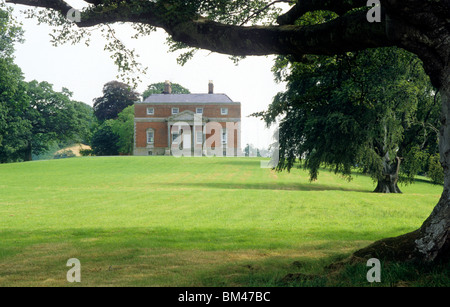 Bellamont House, nella contea di Cavan, Irlanda Eire Irish villa palladiana ville xviii casa del XVIII secolo ospita il parco Foto Stock