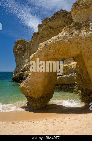 Il Portogallo, Algarve, Praia de Sao Rafael, Albufeira Foto Stock