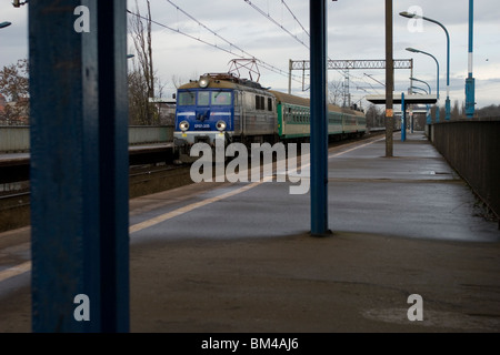 Cracovia Zablocie stazione dei treni di Cracovia in Polonia. Foto Stock