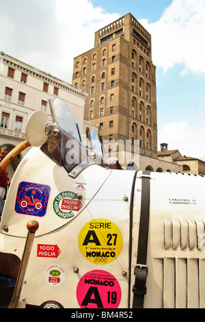 1926 Bugatti 35 in Brescia all'inizio del 2010 Mille Miglia Foto Stock