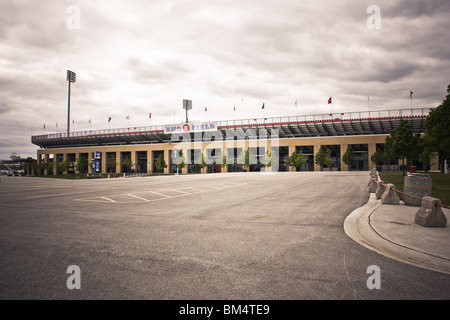 BMO campo di calcetto parcheggio esterno molto nuvoloso Foto Stock