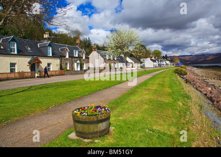 Lochcarron village, Wester Ross Scozia West coast Highlands Gran Bretagna Regno Unito 2010 Foto Stock