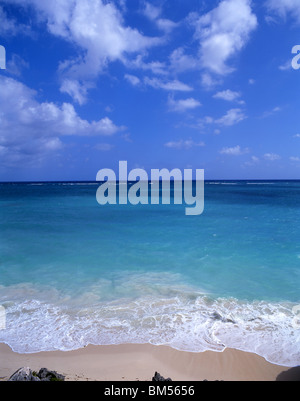 Vista della spiaggia, Hotel Zona, Cancun Quintana Roo, Messico Foto Stock