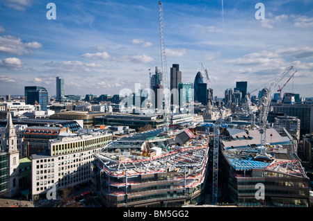 Costruzioni siti in Londra, Regno Unito Foto Stock