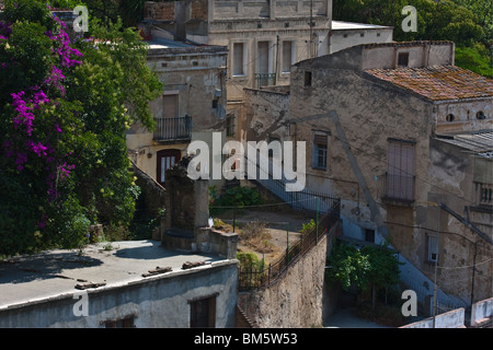 Barcellona suburban backyard lontano dal turismo Foto Stock