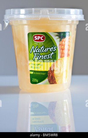 220g di cartone di SPC Nature migliori Ananas in succo di frutta Foto Stock