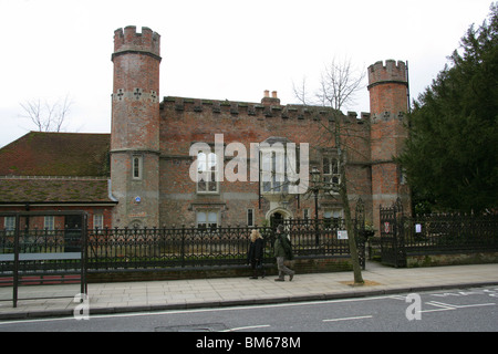 Abbey House, Broadway, Winchester, Hampshire, Regno Unito Foto Stock