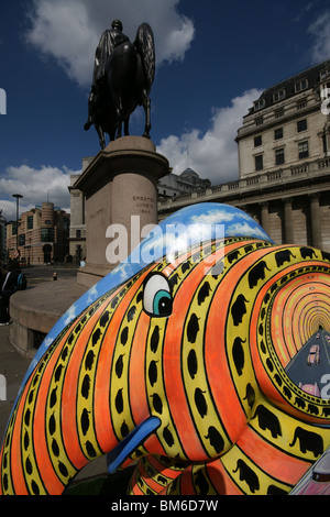 Elefante (gara contro il tempo) da Caio Locke. Foto Stock