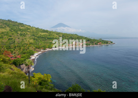 Baia di Jemeluk Bali Indonesia Foto Stock